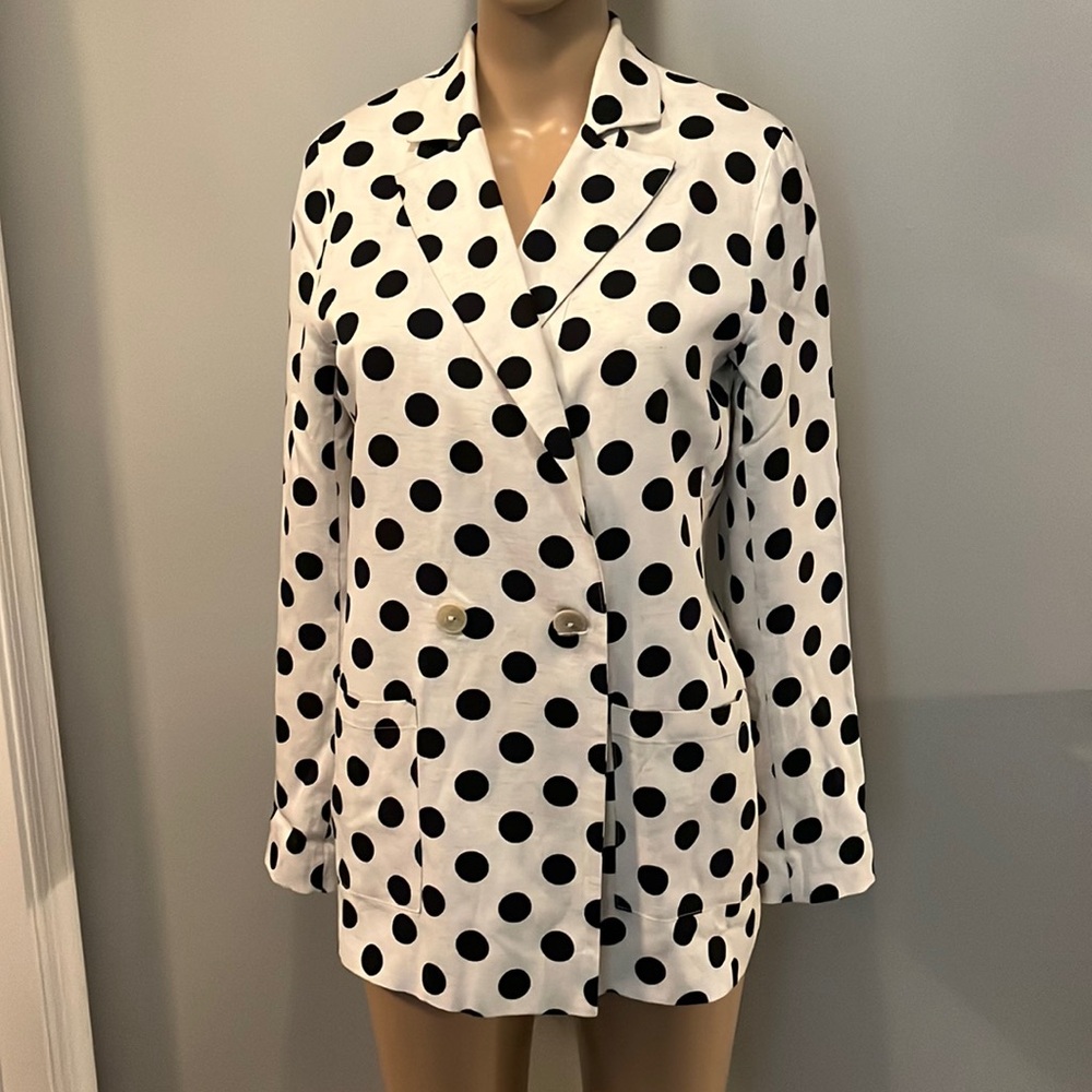 TopShop Polka Dot Blazer.